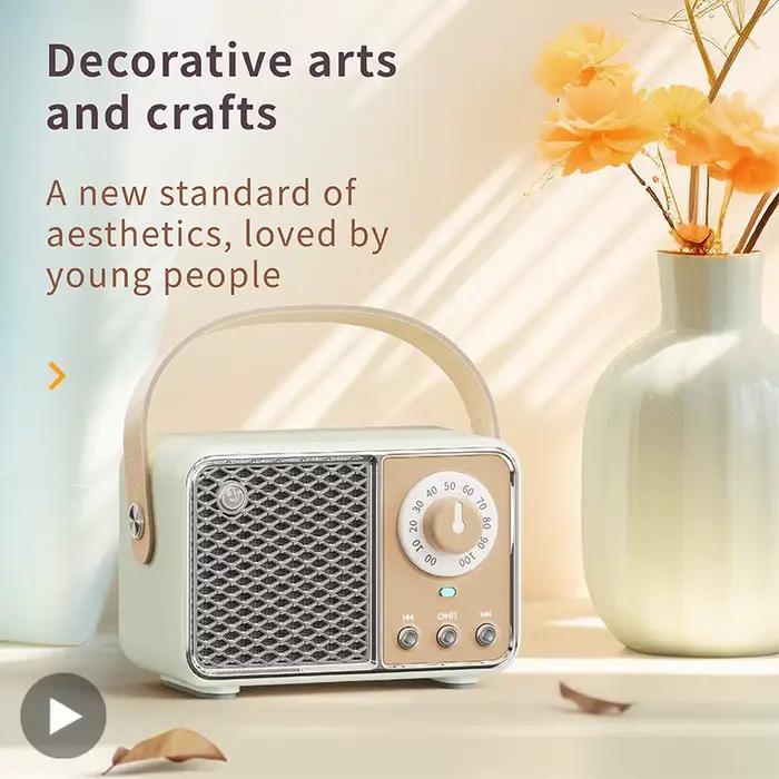 Caixa De Som haut-parleur Bluetooth boîte De son Portable musique Radio sans fil FM Mini Bocina Mp3 colonne colonne Blootooth déflecteur Audio