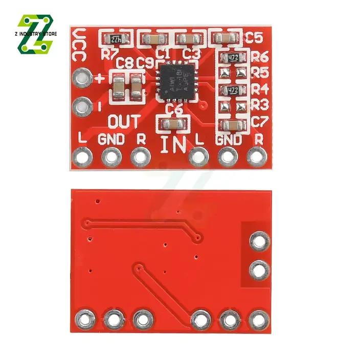 Carte d'amplification stéréo pour casque TPA6132, 2.3-5.5V, 25mW, préamplificateur à gain réglable, module facile à installer pour haut-parleurs audio DIY