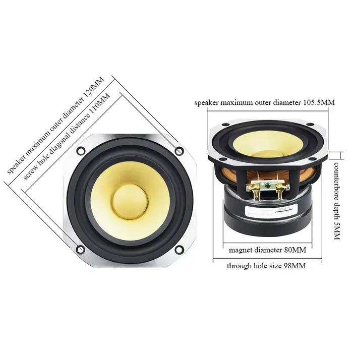 Haut-parleur Hi-Fi large bande de 4 pouces