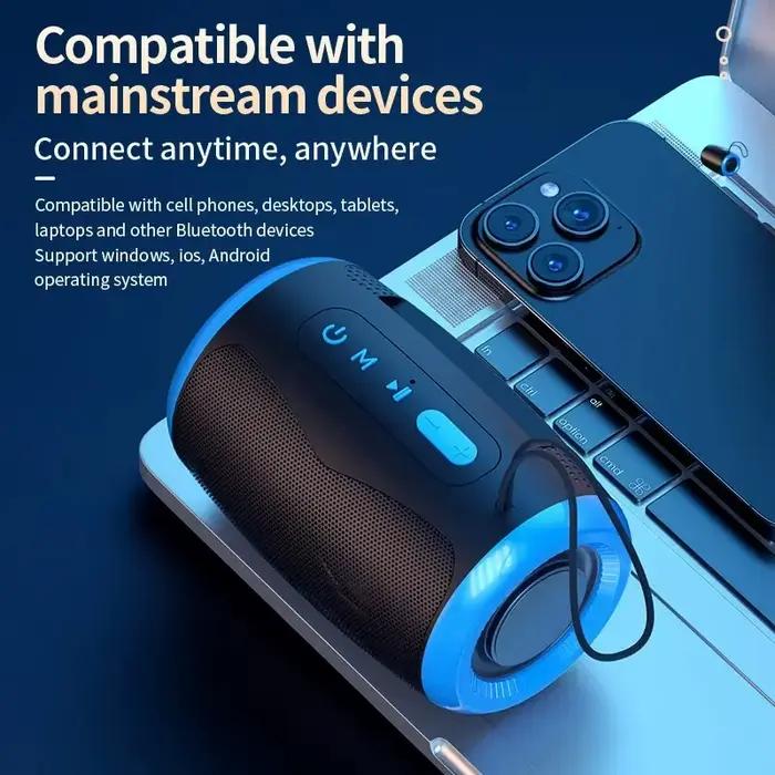 Caixa De Som haut-parleur Bluetooth Radio Portable FM boîte De son musique sans fil étanche Mini caisson De basses petit