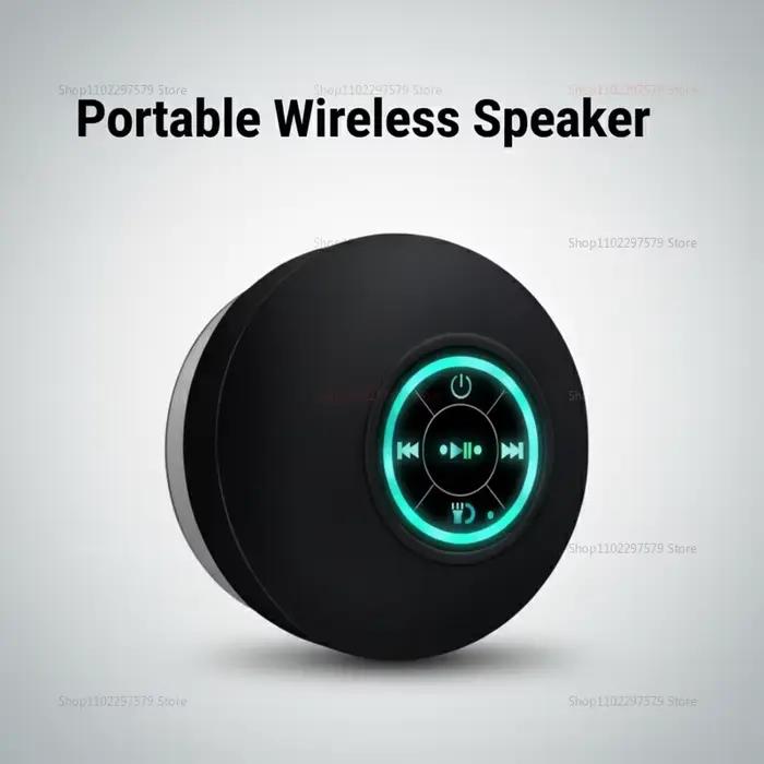 Mini haut-parleur Bluetooth sans fil étanche pour douche