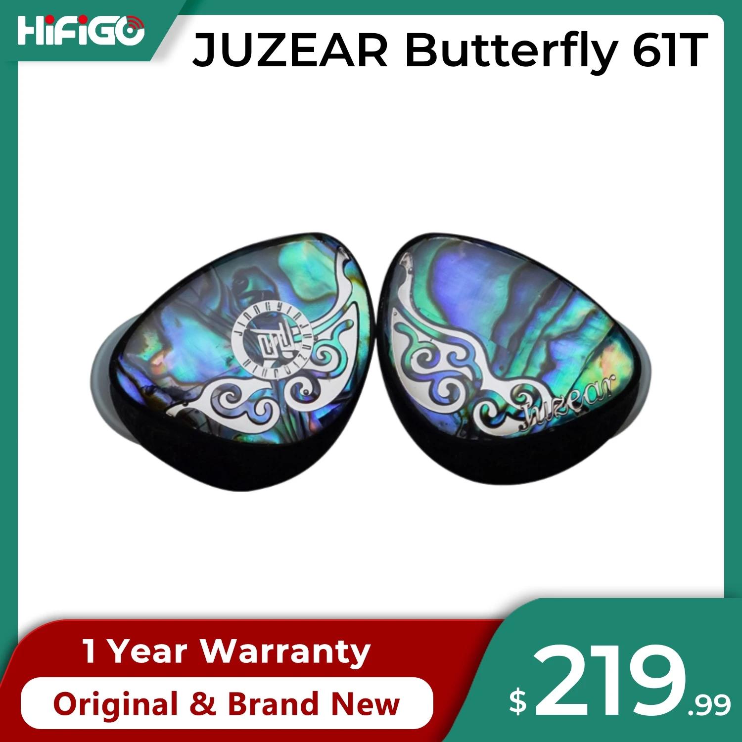 JUZEAR Butterfly 61T 6BA + 1DD Écouteurs intra-auriculaires Hi-Fi