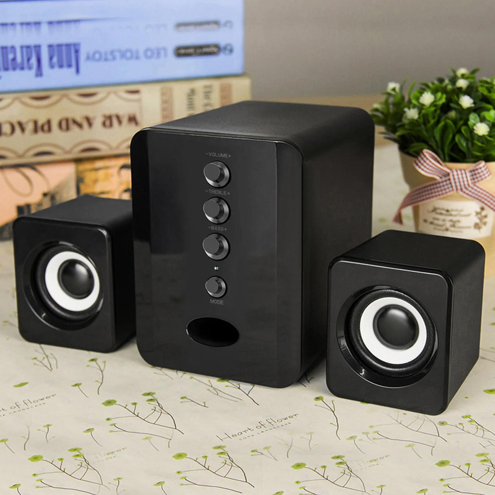 D-202 Filaire Haut-Parleur BLOComputer Haut-Parleur Basse Stéréo Lecteur De Musique Subwoofer Sound