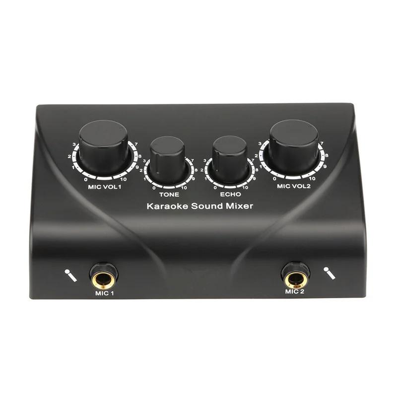 Système audio professionnel Fuluode à double entrée micro, table de mixage karaoké, machine audio nu
