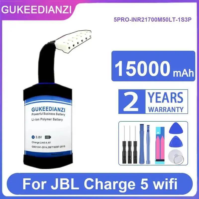Batterie de remplacement haut-parleur Premium pour Jbl Charge 5 Wifi 15000Mah 5PRO-INR21700M50LT-1S3