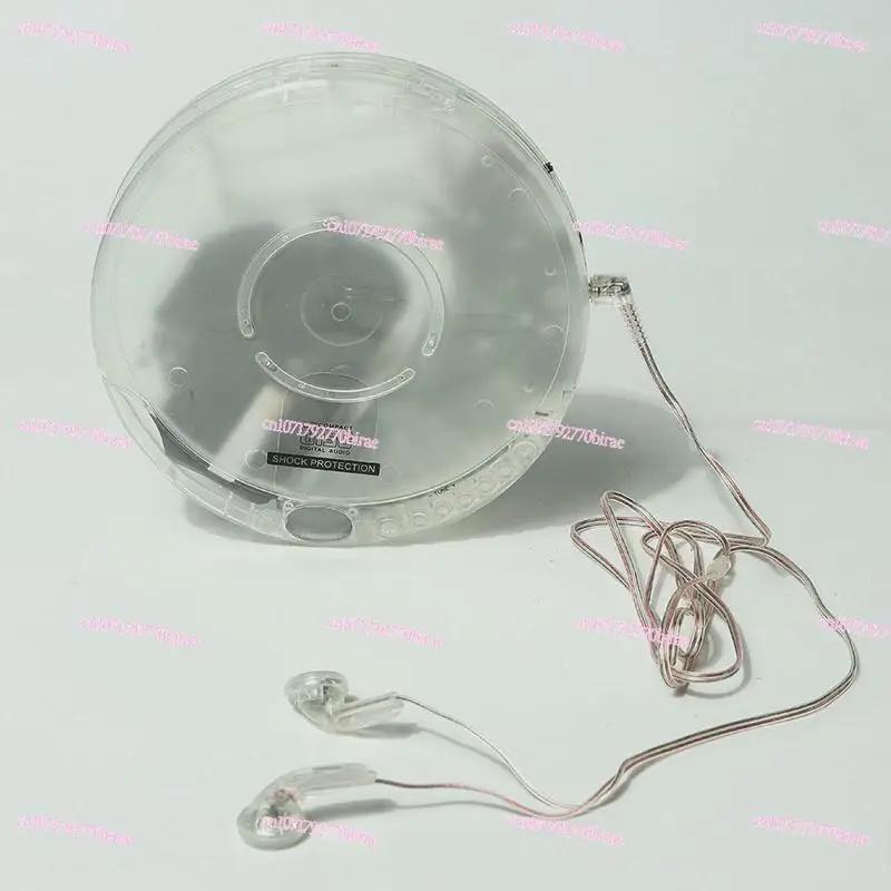 Lecteur CD entièrement Transparent, baladeur, casque d'album Portable, câble USB, haut-parleur exter