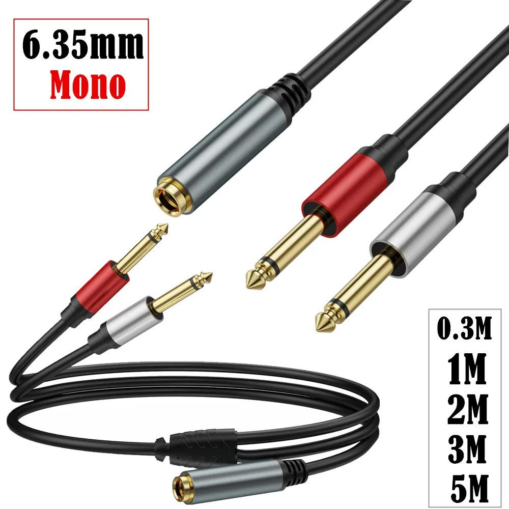 Prise femelle stéréo TRS pour touristes, adaptateur de haut-parleur audio mono jack TS, connecteur s