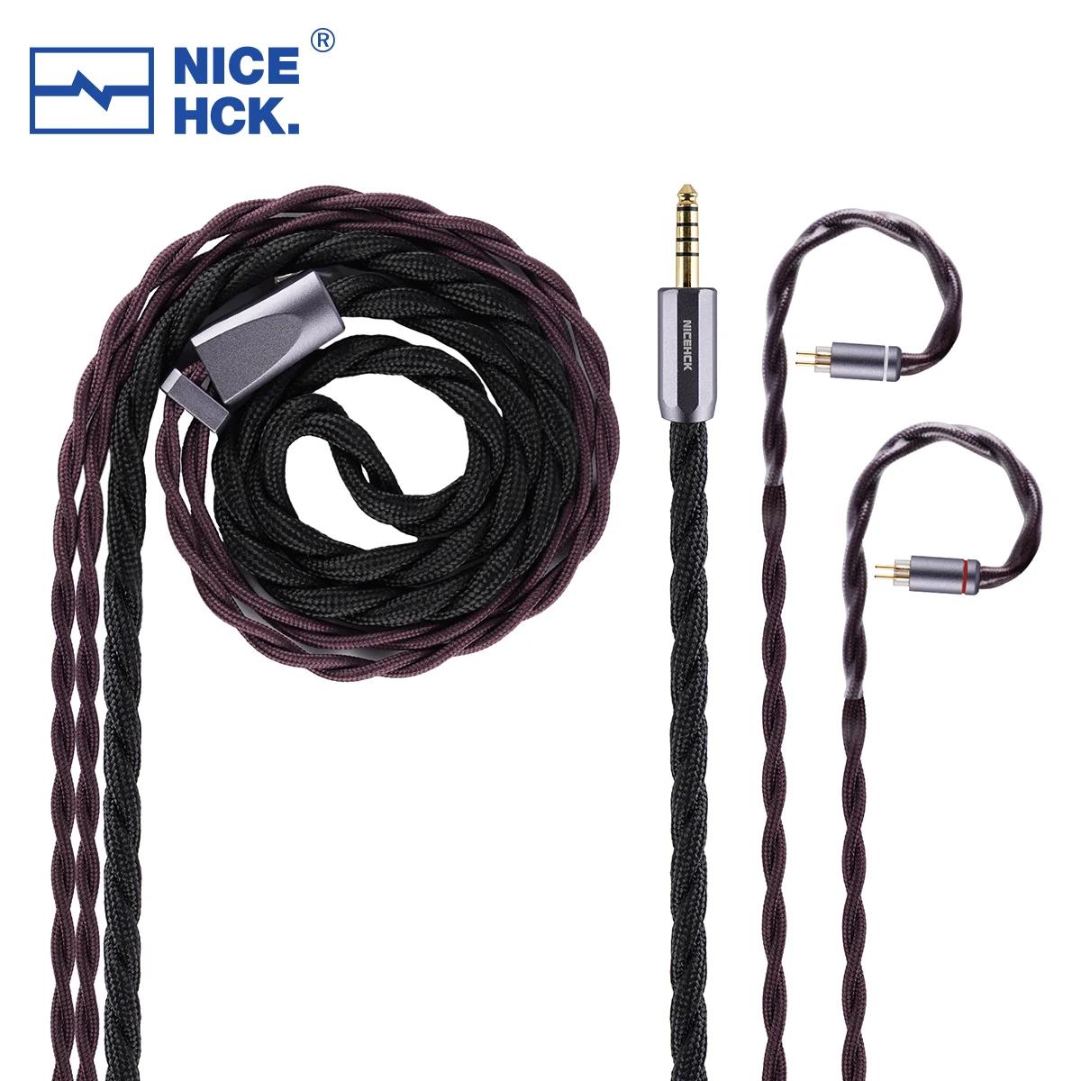 NICEHCK DragonScale 2 câble de mise à niveau pour écouteurs en alliage argent-palladium MMCX/2 broch