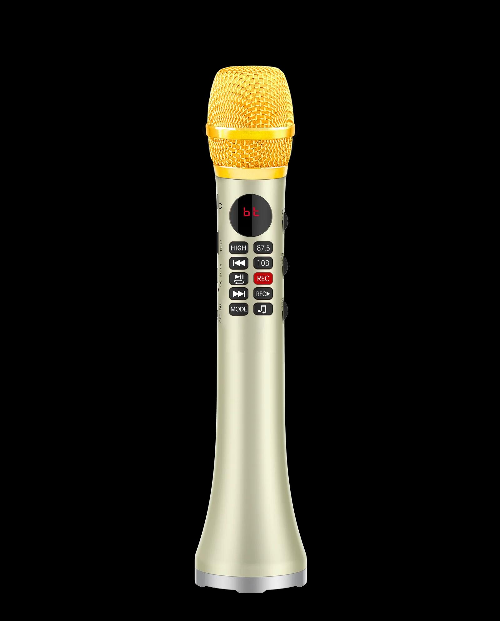 EONKO L-699 20W Professionnel Sans Fil Bluetooth Karaoké Microphone Haut-Parleur avec TF FM Transmet